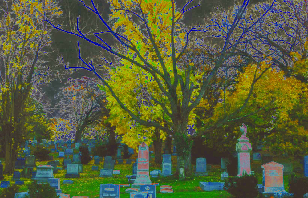 Cemetery Scene  Art | toddbreitling