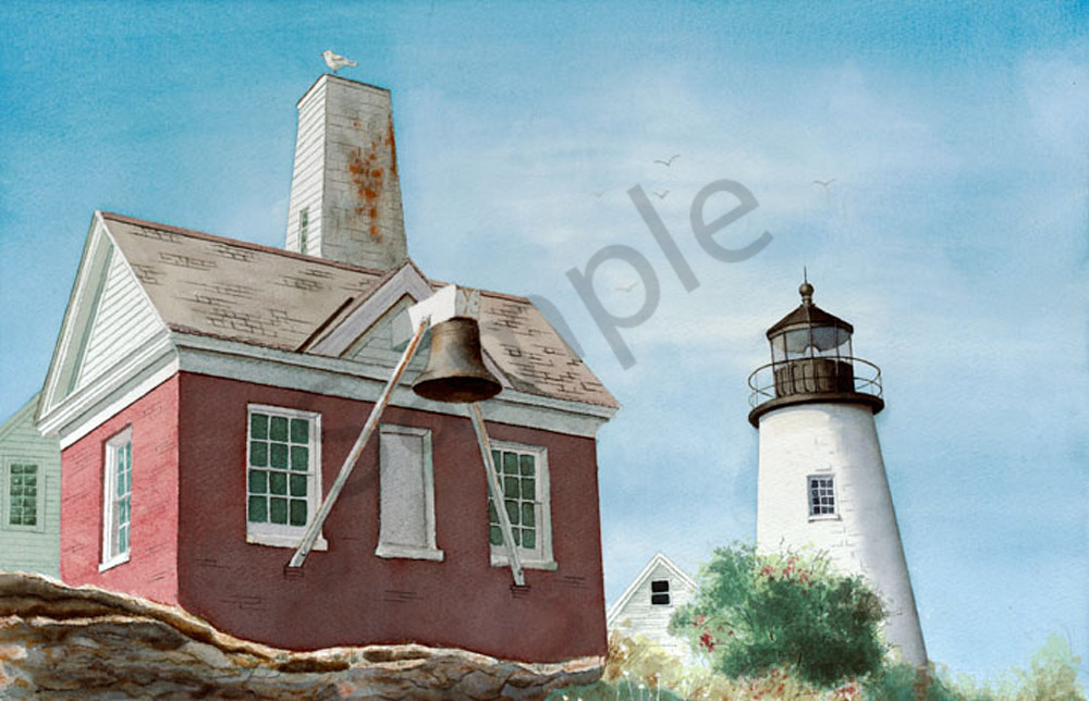 Pemaquid Lighthouse Me Art | Digital Arts Studio / Fine Art Marketplace
