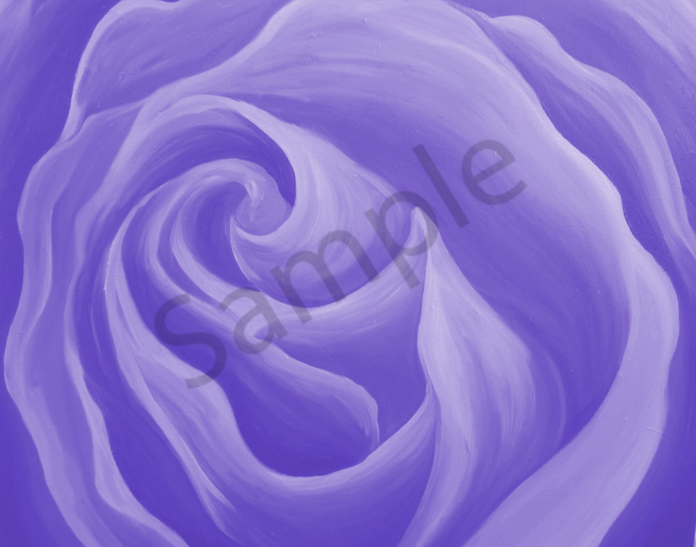 Light Purple Rose Art | Art By Dana