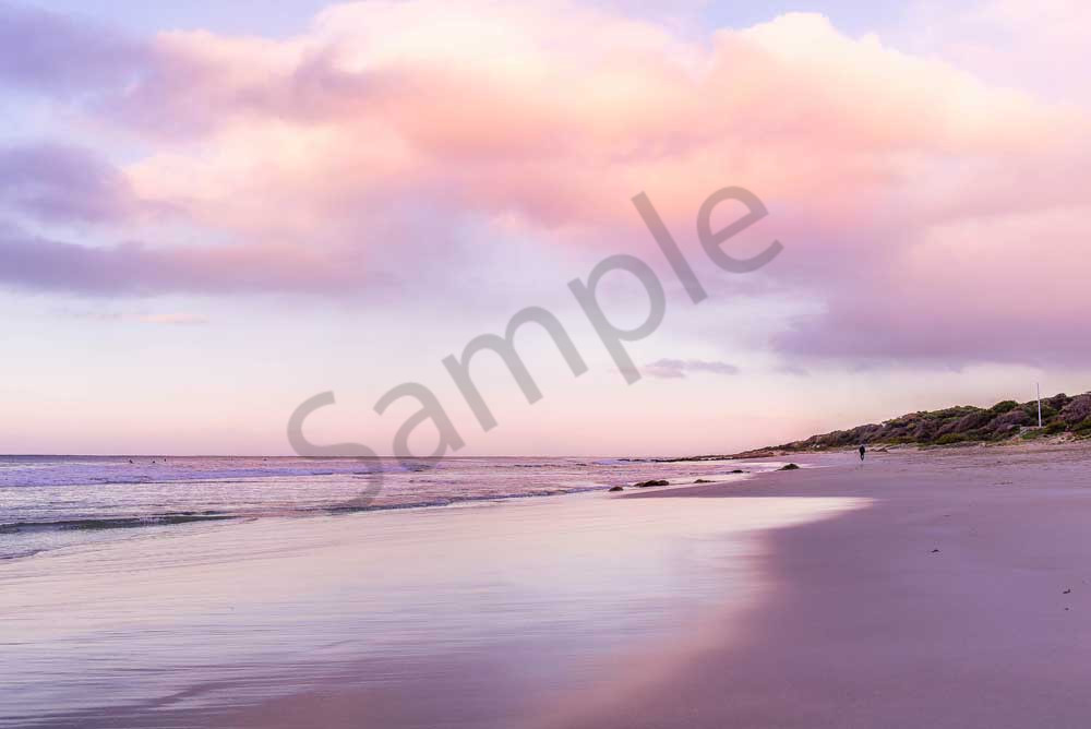 Meditate beach photographic print 