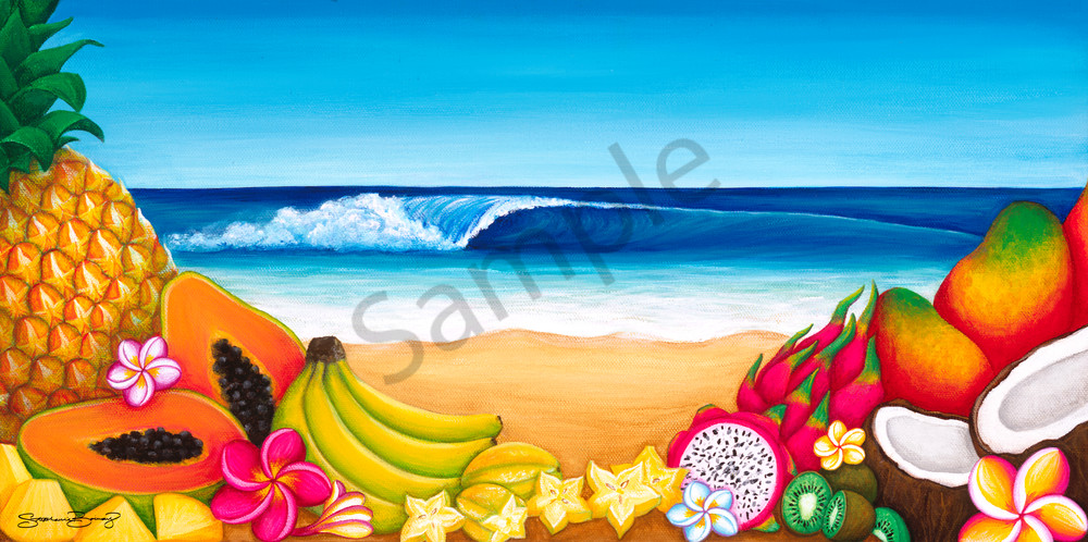 Hawaii Art | Island Breakfast by Stephanie Boinay