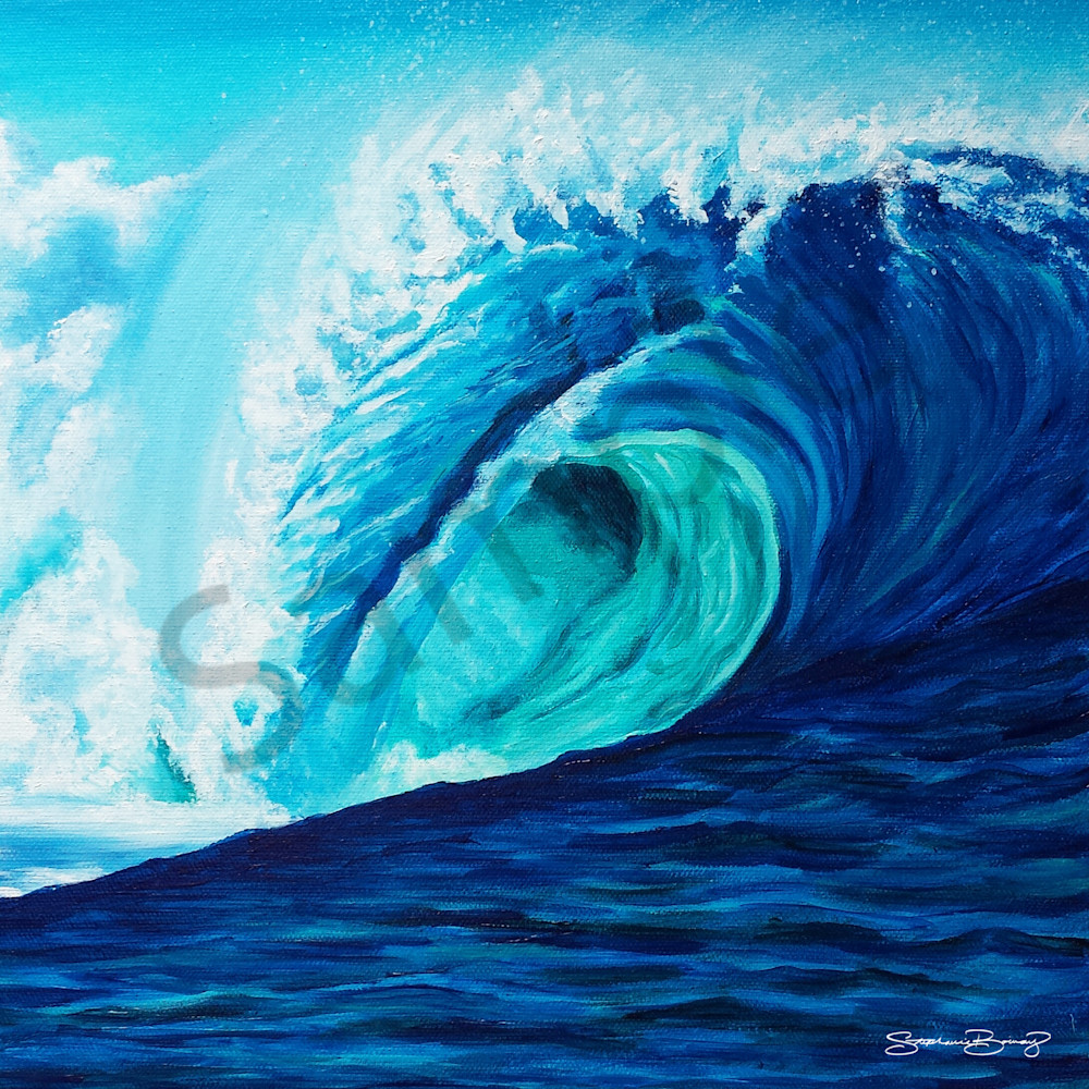 Hawaii Art | Blue Crush by Stephanie Boinay