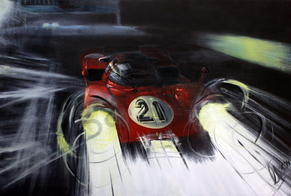 Visions Of The Night – Mario Andretti Art | Motorart 27