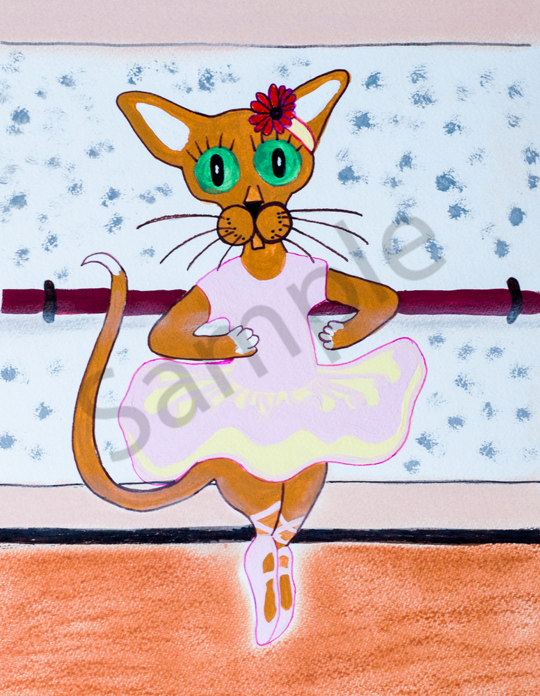 Ballet Cat Art | arteparalavida