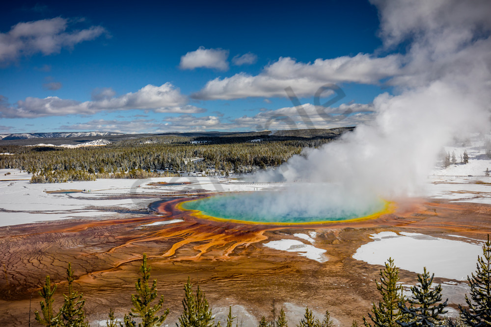 Grand Prismatic Hot Spring: by - Curt Peters