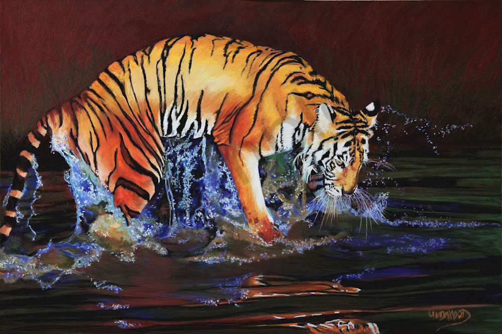 When Tigers Play Art | Lindamood Art