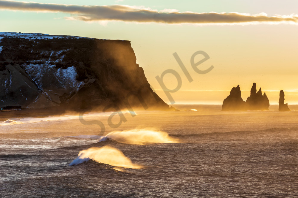 Reynisfjara Waves - Iceland's Coastal Beauty Captured by Robbie George Photography