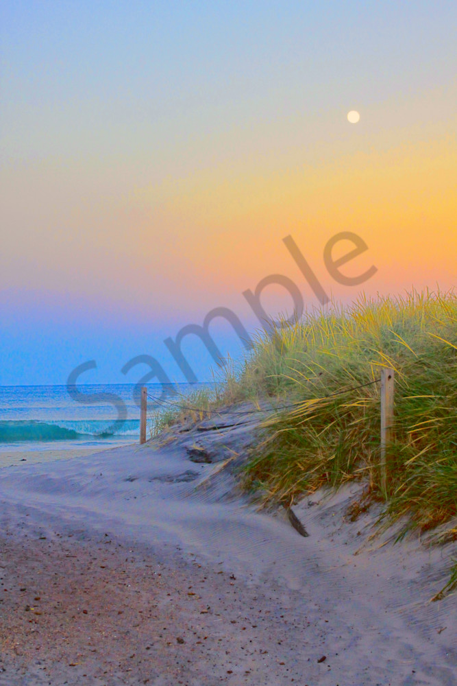 Full Moon Over Dunes|Fine Art Photography by Todd Breitling