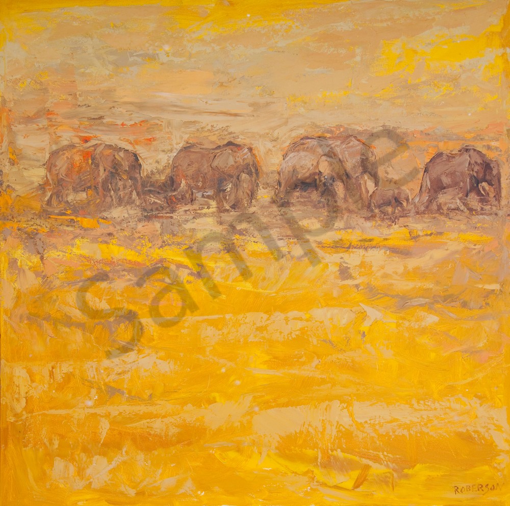 Amboseli Evening Art | Mary Roberson