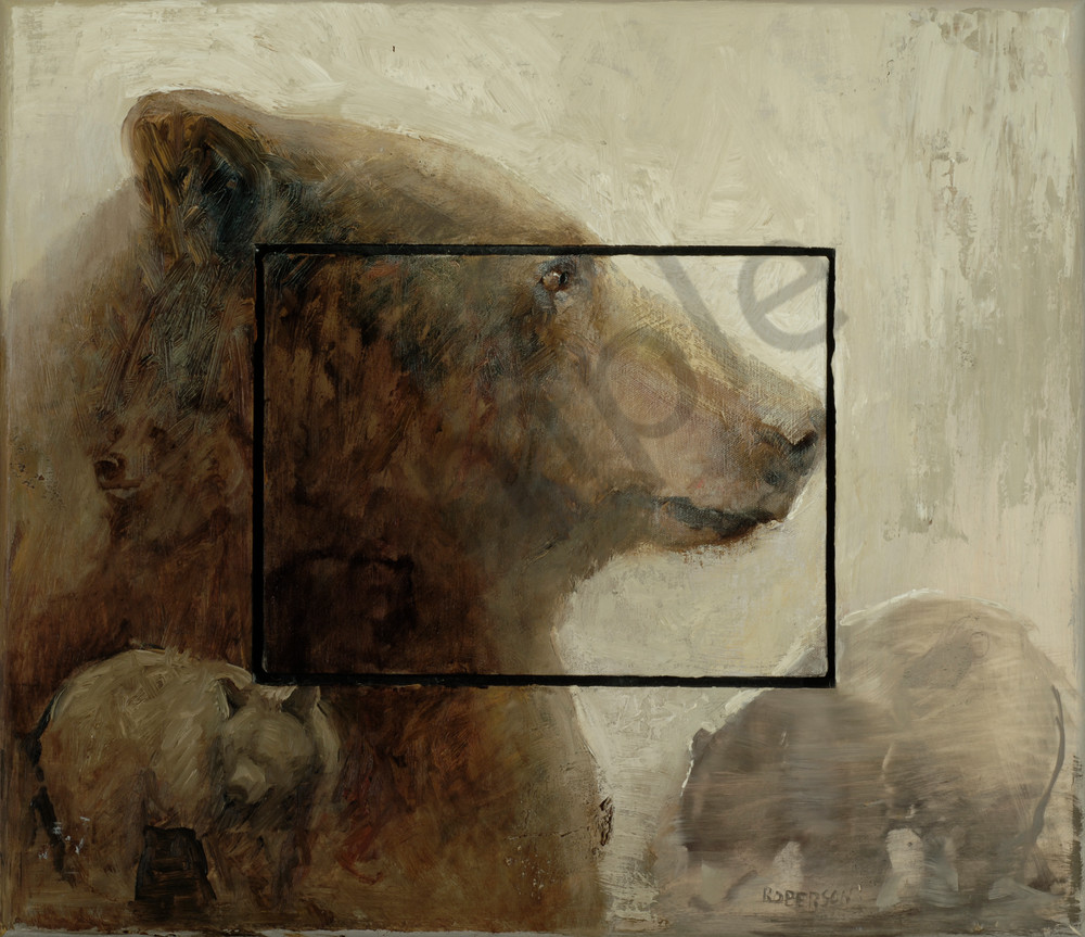 In Profile Black Bear Art | Mary Roberson