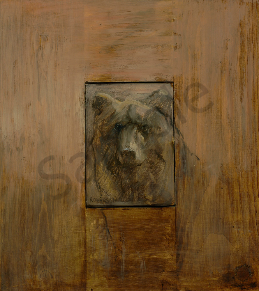 Sepia Bear Art | Mary Roberson