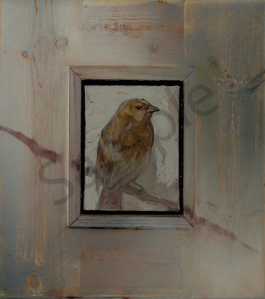 Bird On A Branch Art | Mary Roberson