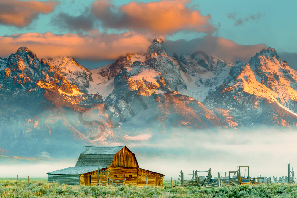 Grand Teton Mountains Landscape by Robbie George - Breathtaking Wyoming Scenery