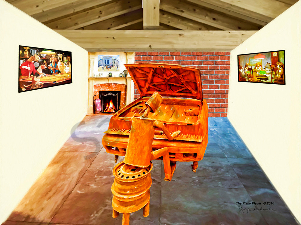 The Piano Player - The Gallery Wrap Store