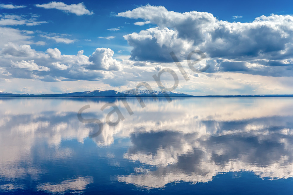 Yellowstone Lake Photo Print by Robbie George - Serene Nature Art