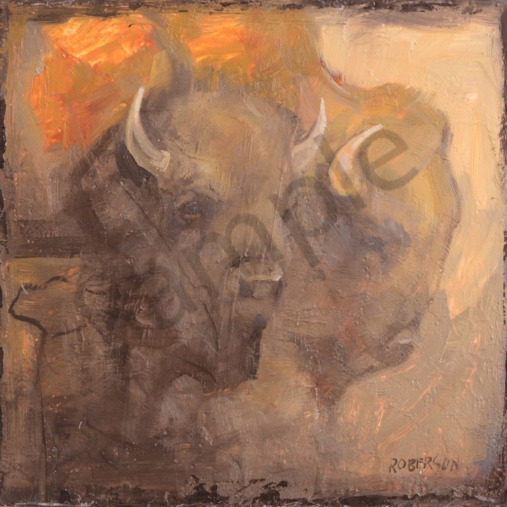 Bison0388 Art | Mary Roberson