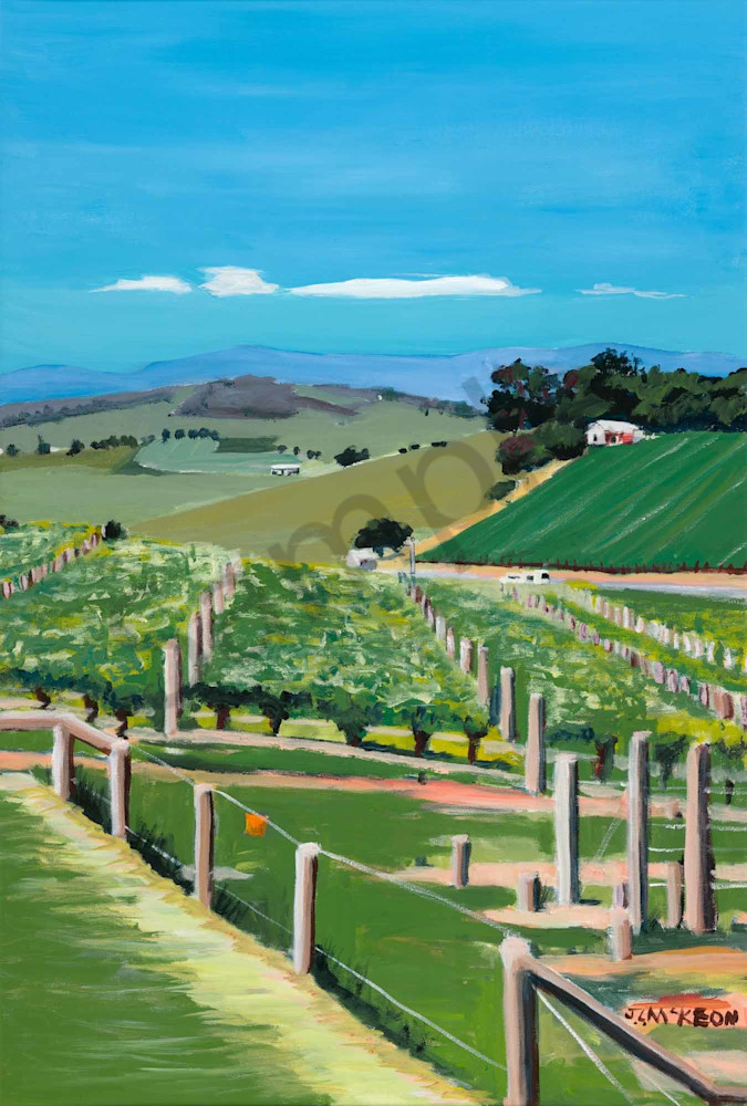 Yarra Valley vineyards, seen from Balgownie Estate, Victoria. Yarra Valley vineyards, seen from Balgownie Estate, Victoria.