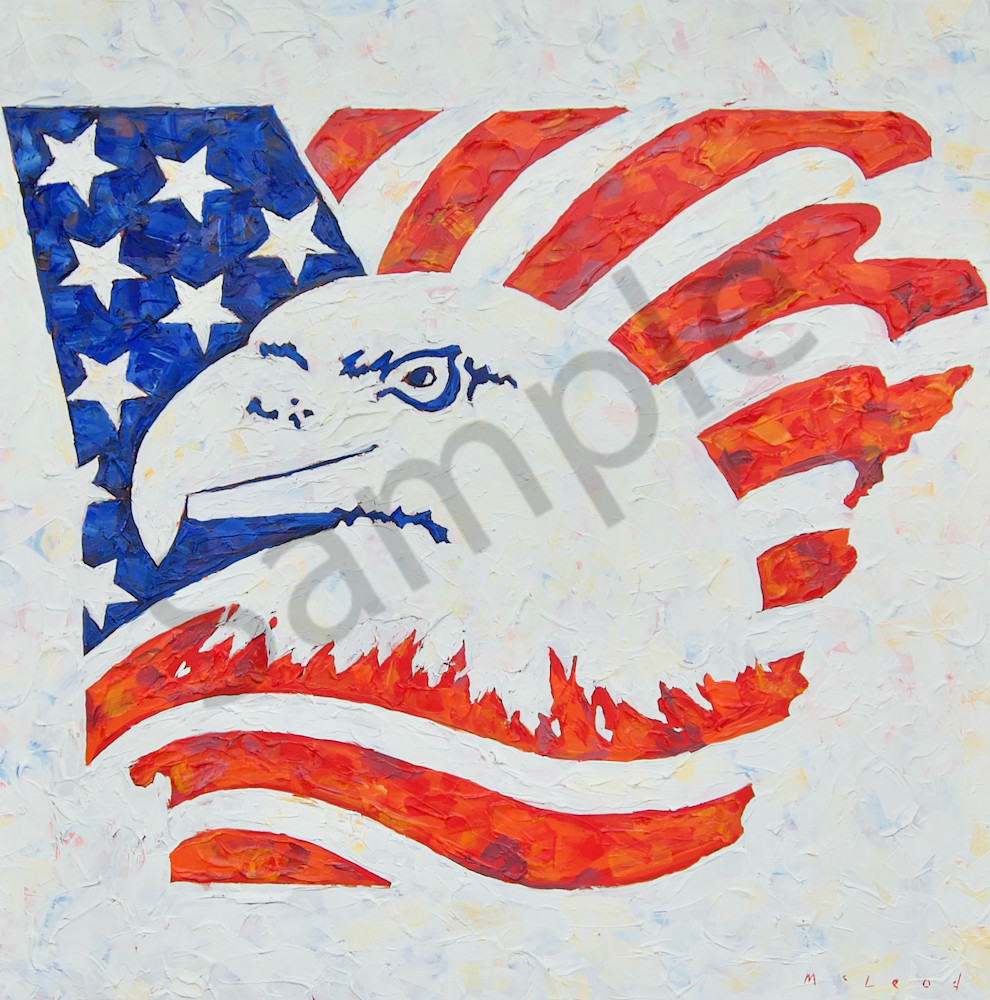Fine art prints of the Arkansas Federal Credit Union logo from original acrylic on canvas painting by artist Matt McLeod.