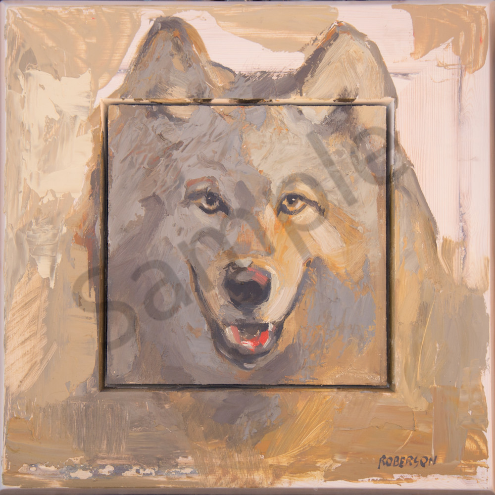 Pf Triptych Wolf Art | Mary Roberson