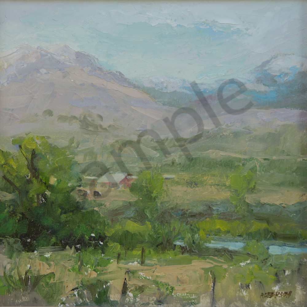 North Of Yellowstone 16x16 Oil On Wood Edited 1 Art | Mary Roberson