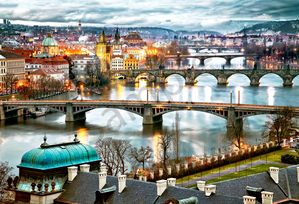 Bridges Of Prague  Photography Art | Images by Louis Cantillo