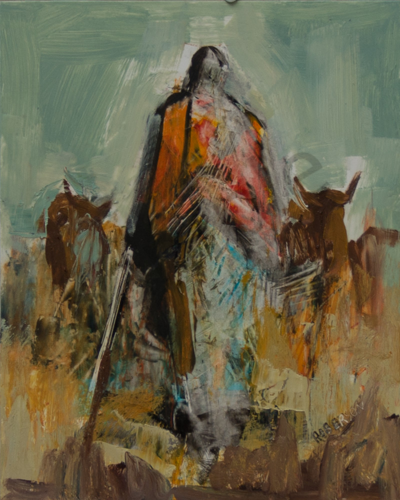 Maasai Herdsman Art | Mary Roberson