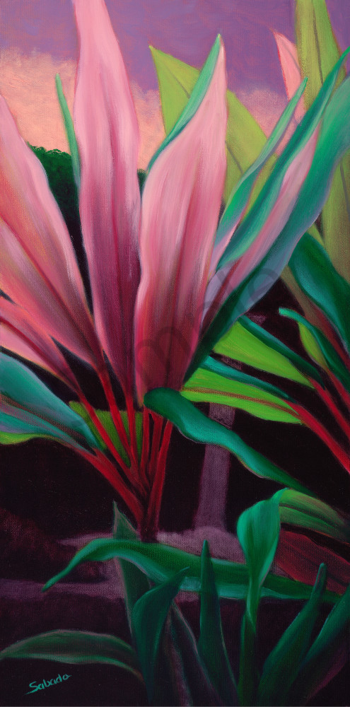 Hawaii Fine Art | Pink Ti by Philip Sabado