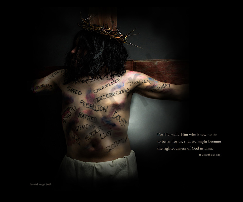 "He Became Sin" by Michigan Fine Art Digital Photographer Kimberly Fletcher / Prophetics Gallery