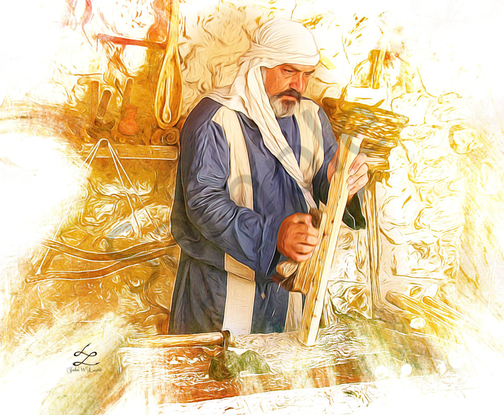 "Carpenter At Nazareth" by John W. Lewis | Prophetics Gallery "Carpenter At Nazareth" by John W. Lewis | Prophetics Gallery