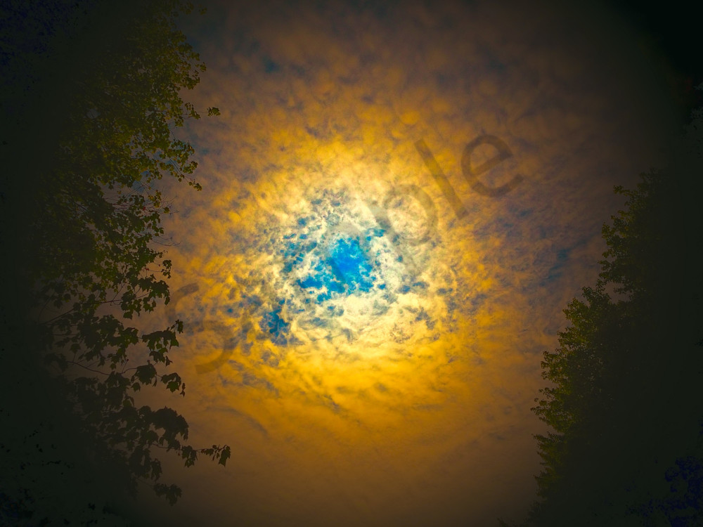 Blue Iris Clouds  Art | toddbreitling