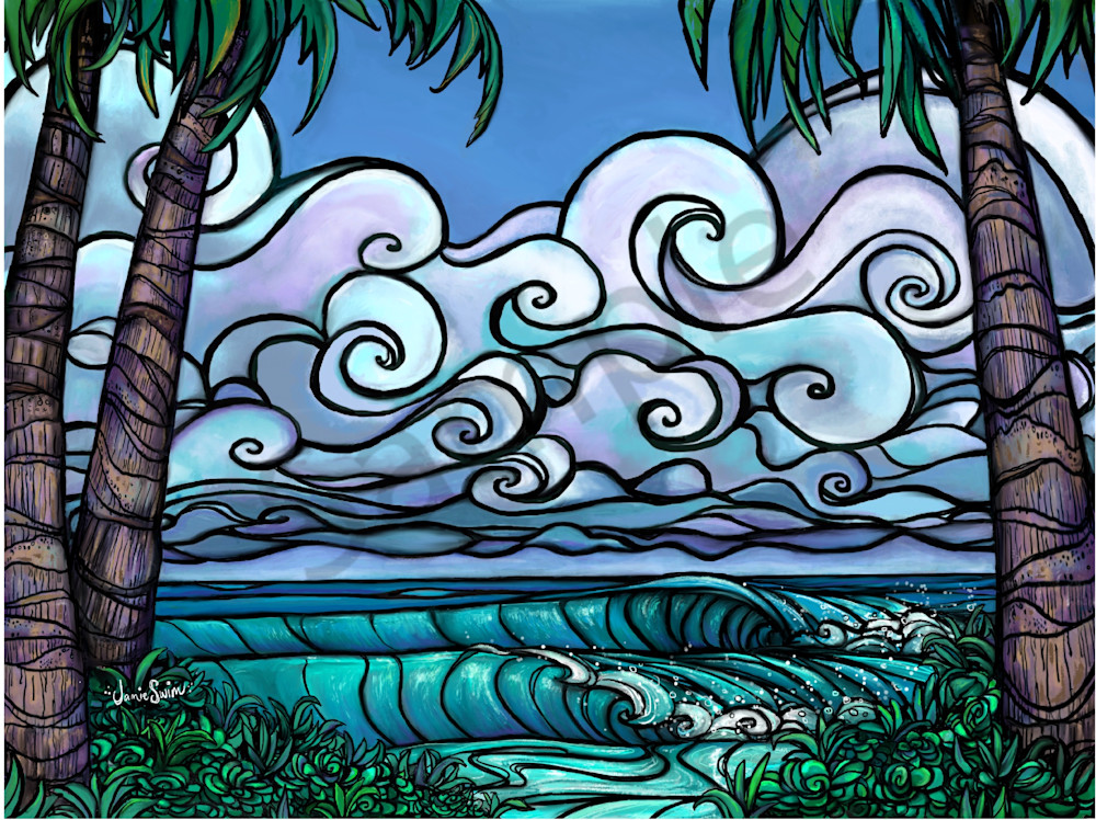 Stormy Waves Art | Swim Whimsey