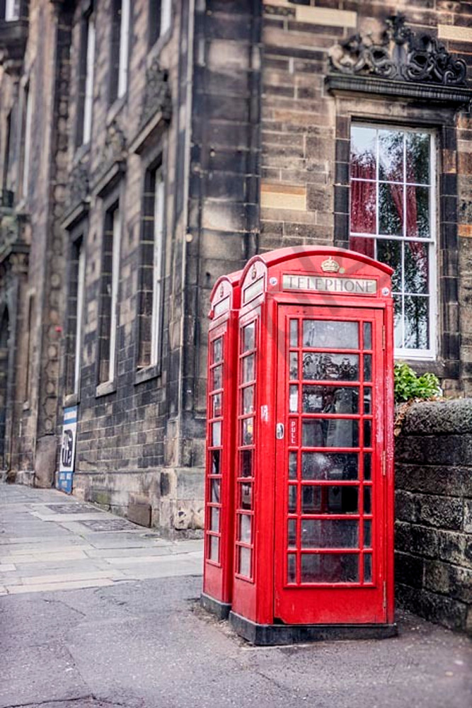 The Red Phone Booth Art | AngsanaSeeds Photography