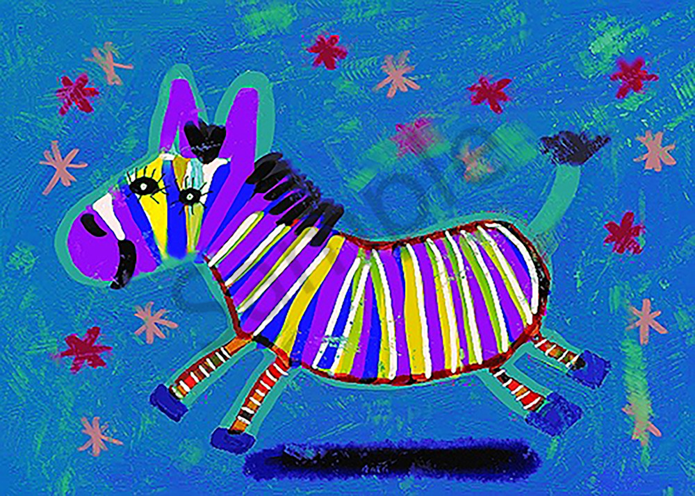 Zebra 5x7 Art | arteparalavida