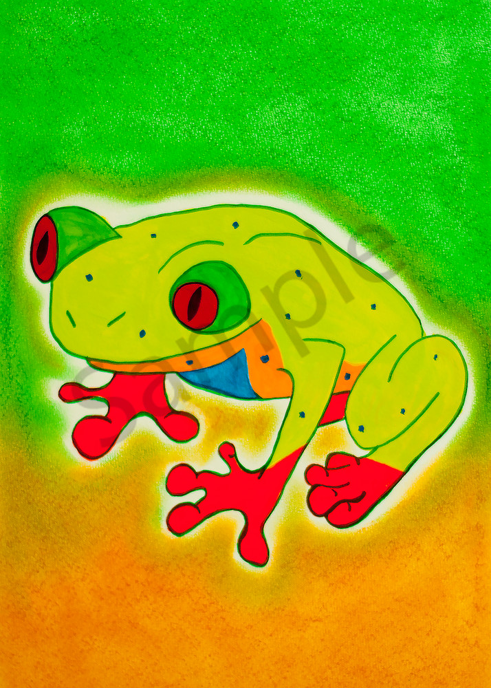 Tree Frog 5x7 Art | arteparalavida