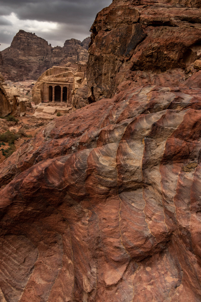 Petra winter rocks