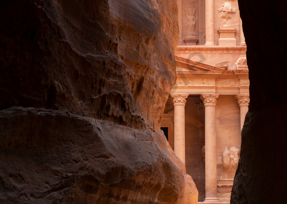 Petra, Jordan, iconic view of the Treasury