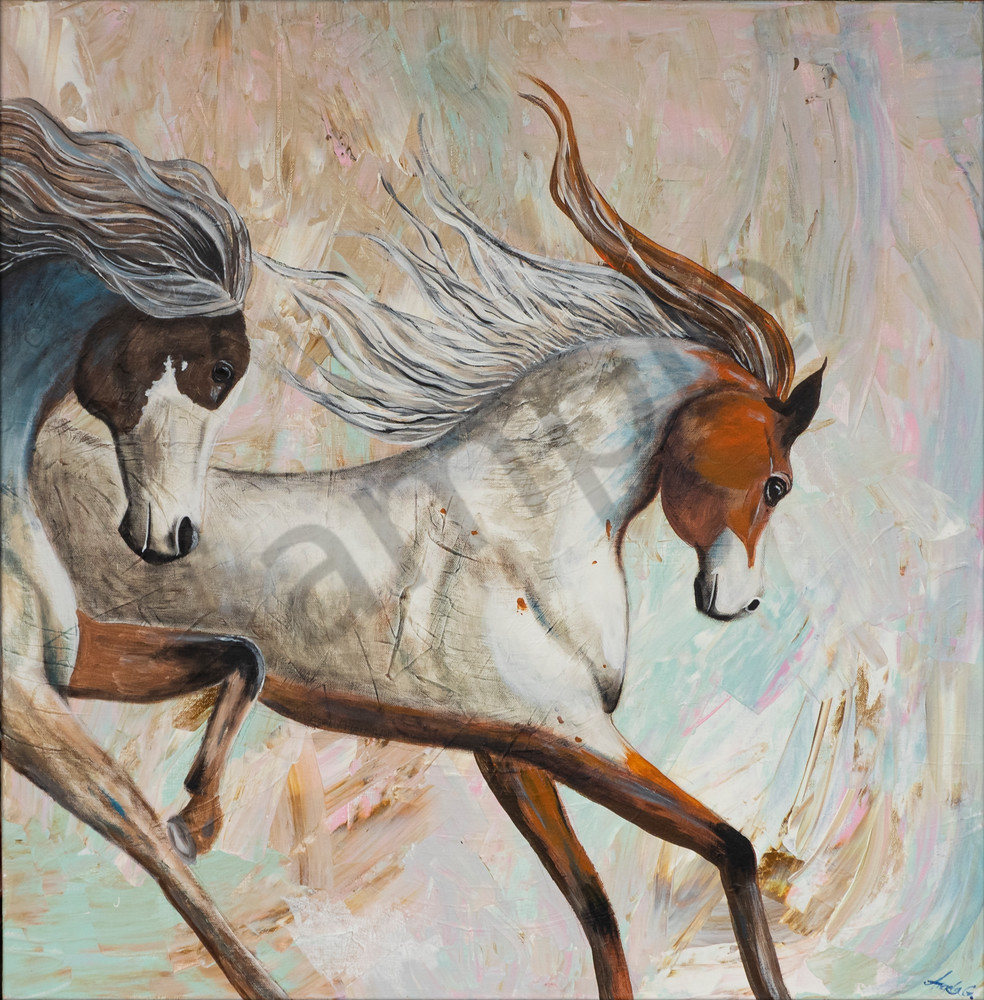 "Horses" by German Artist Angela Günther | Prophetics Gallery