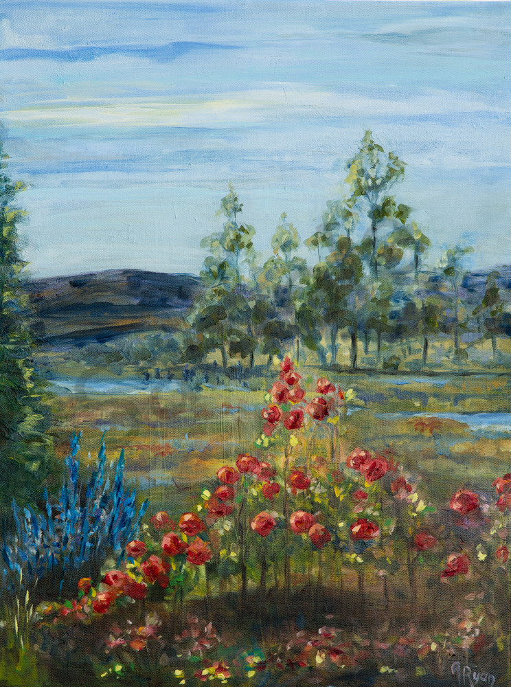 "Rose Garden View" by Pennsylvania Artist April Ryan | Prophetics Gallery