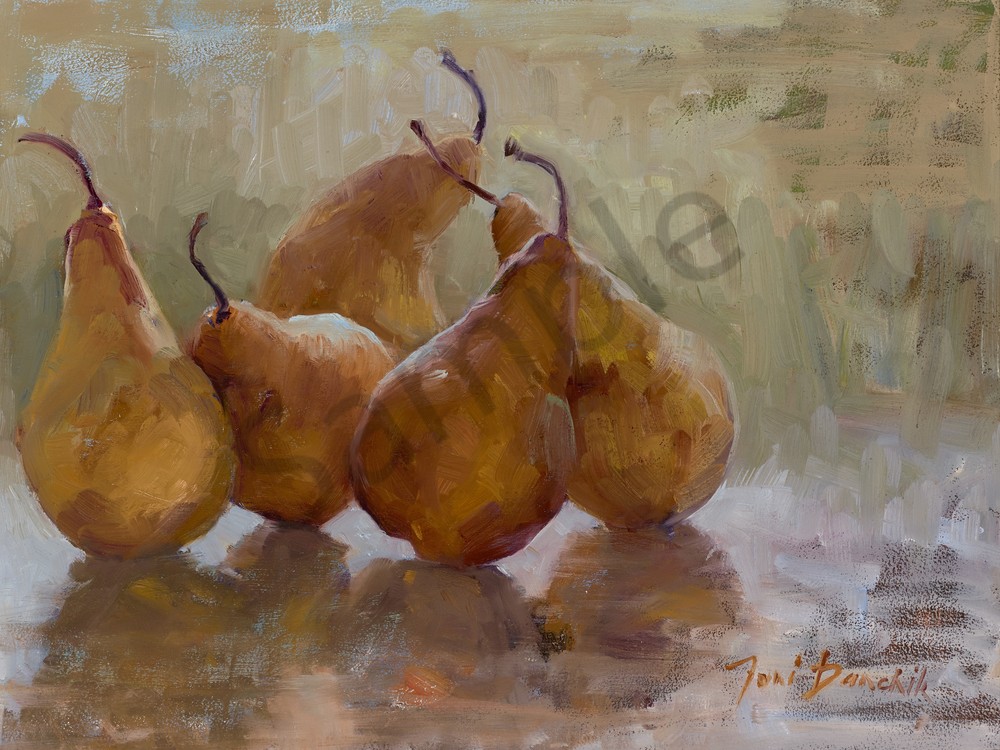 Bosc Pears Sunbathing