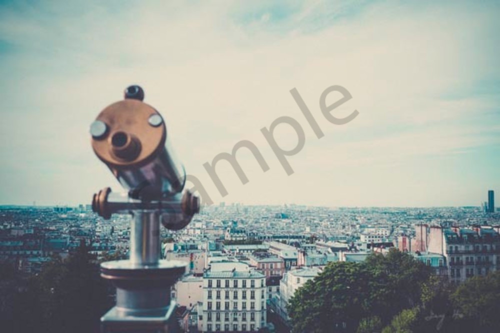 Montmartre Skyline From Sacre Coeur  Art | AngsanaSeeds Photography
