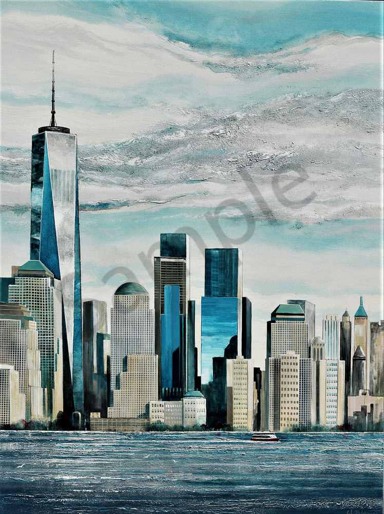 New York City Skyline Art | John Blowers Art