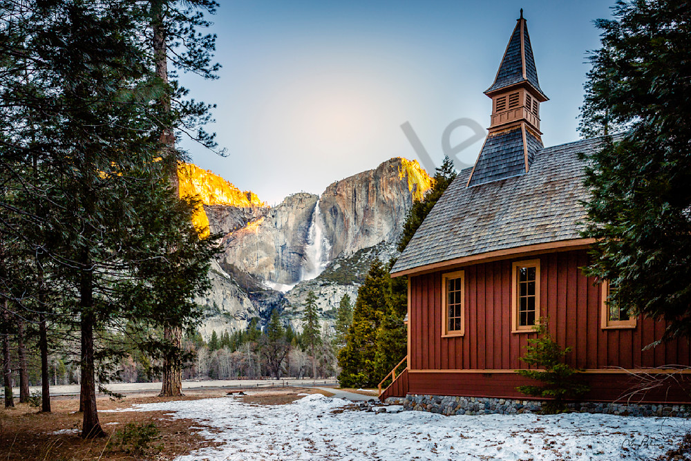Yosemite Falls & Chapel Art | Tony Pagliaro Gallery