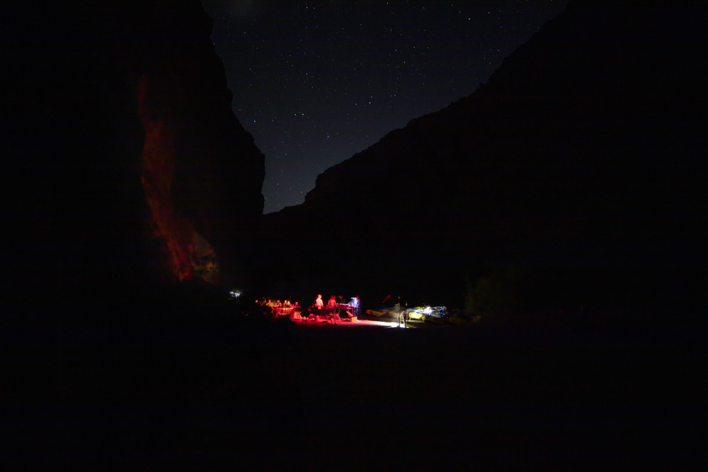 Camping on the Colorado River in the Grand Canyon