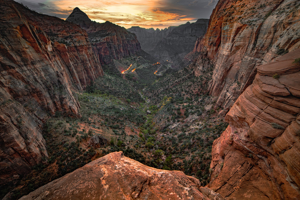 Zionvalley Sunset Jmohar Art | JMohar.com