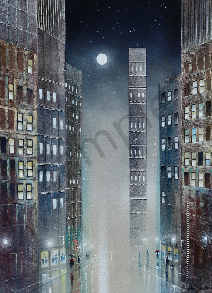 City Moon  Art | John Blowers Art