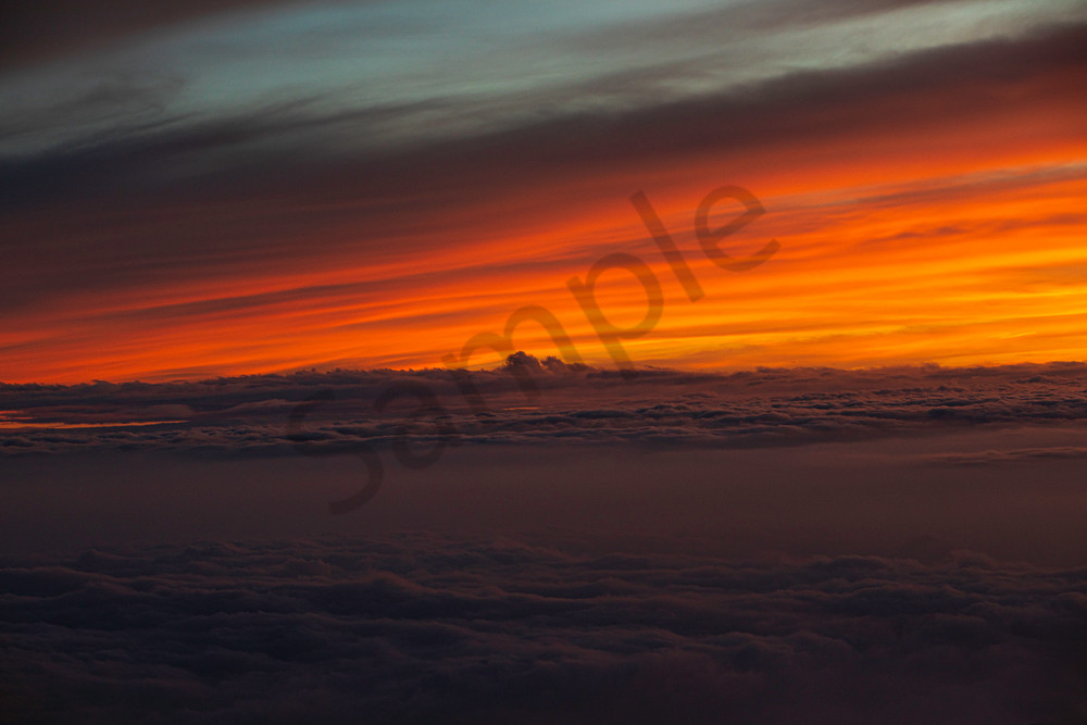 Sunset, On top of Mauna Kea,  Hawaii