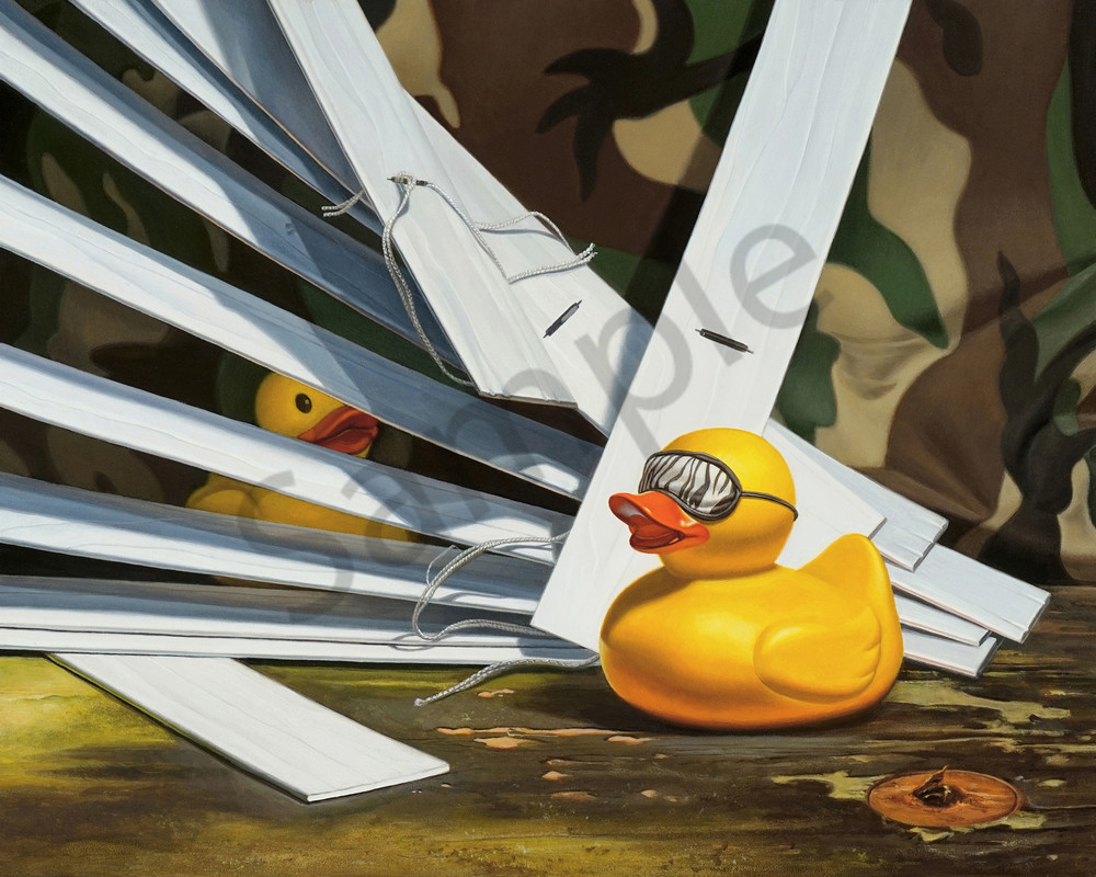 "Duck Blind" print by Kevin Grass