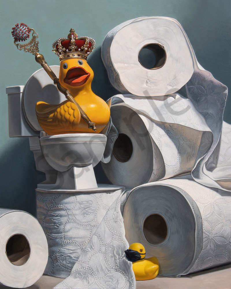 "What the Duck?!" print by Kevin Grass