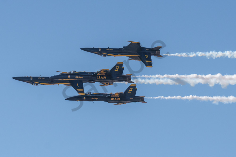 Blue Angels Double Farvel Formation