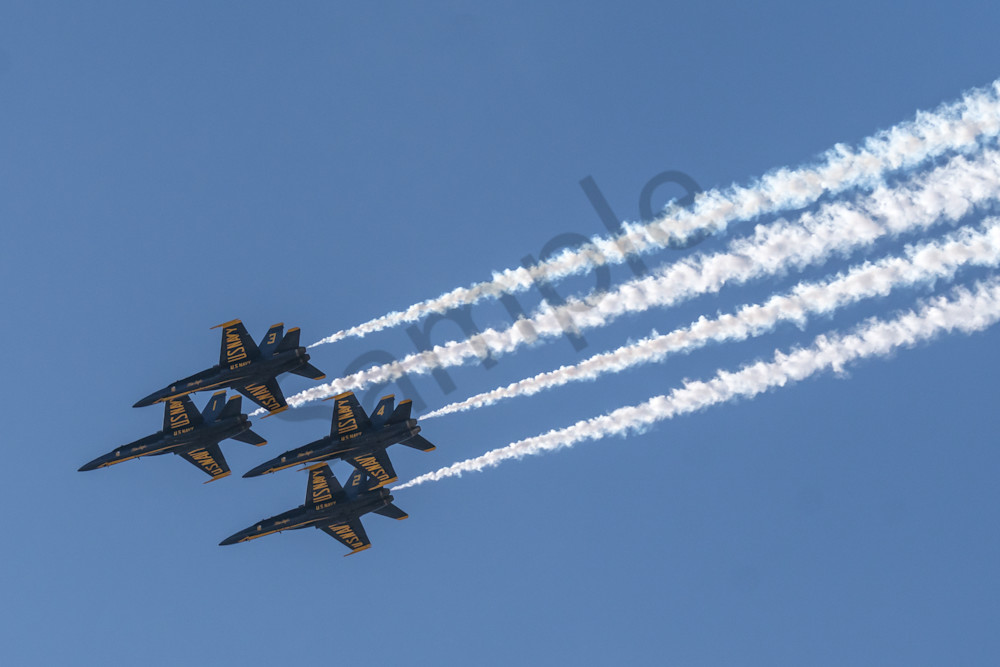 Blue Angels Diamond Formation Fly-by